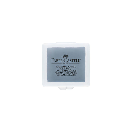 1 Stück - Faber Castell Art Eraser - grau - Knetradiergummi